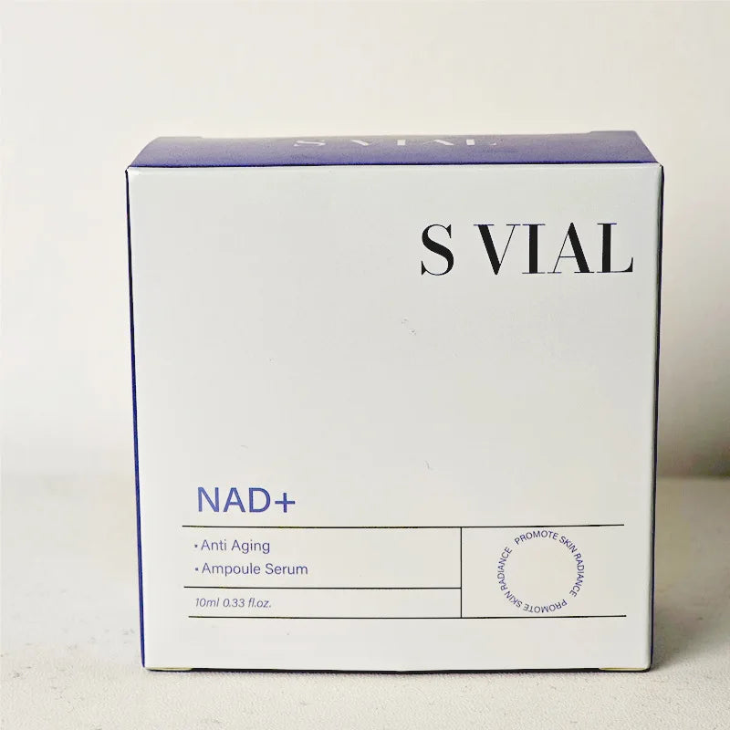 10ml NAD + Hyaluronic Acid Ampoule Skin Booster Lifting Firming Anti-Wrinkle Repair Hydrating Facial 0.25mm Microneedles Serum