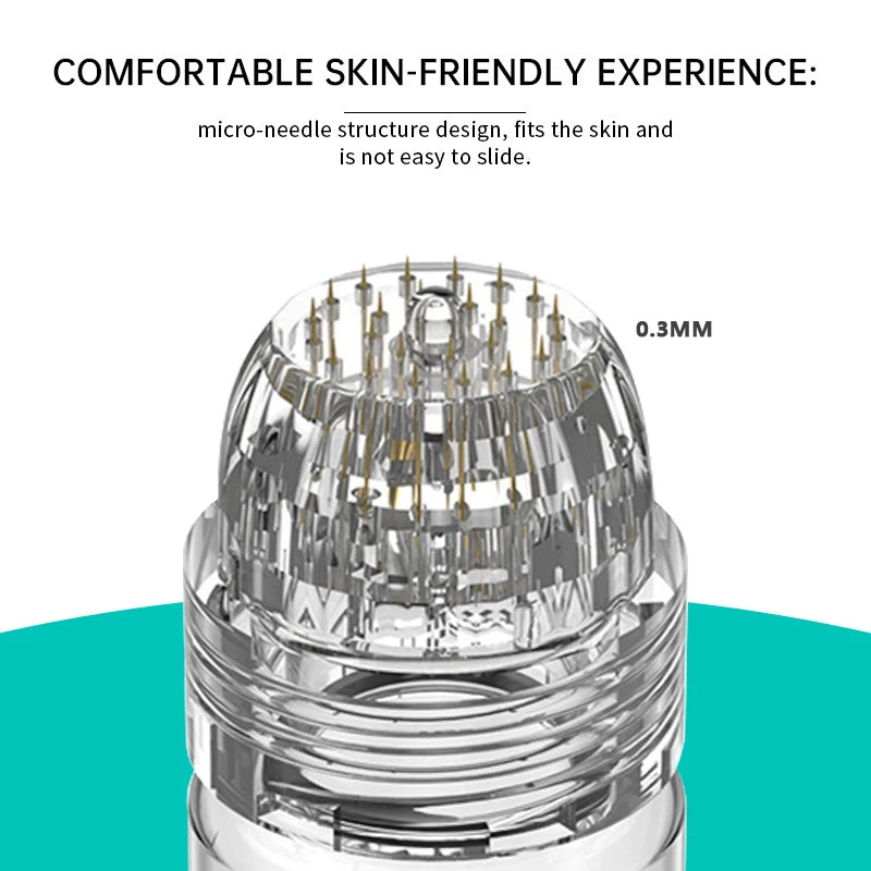 10ml NAD + Hyaluronic Acid Ampoule Skin Booster Lifting Firming Anti-Wrinkle Repair Hydrating Facial 0.25mm Microneedles Serum
