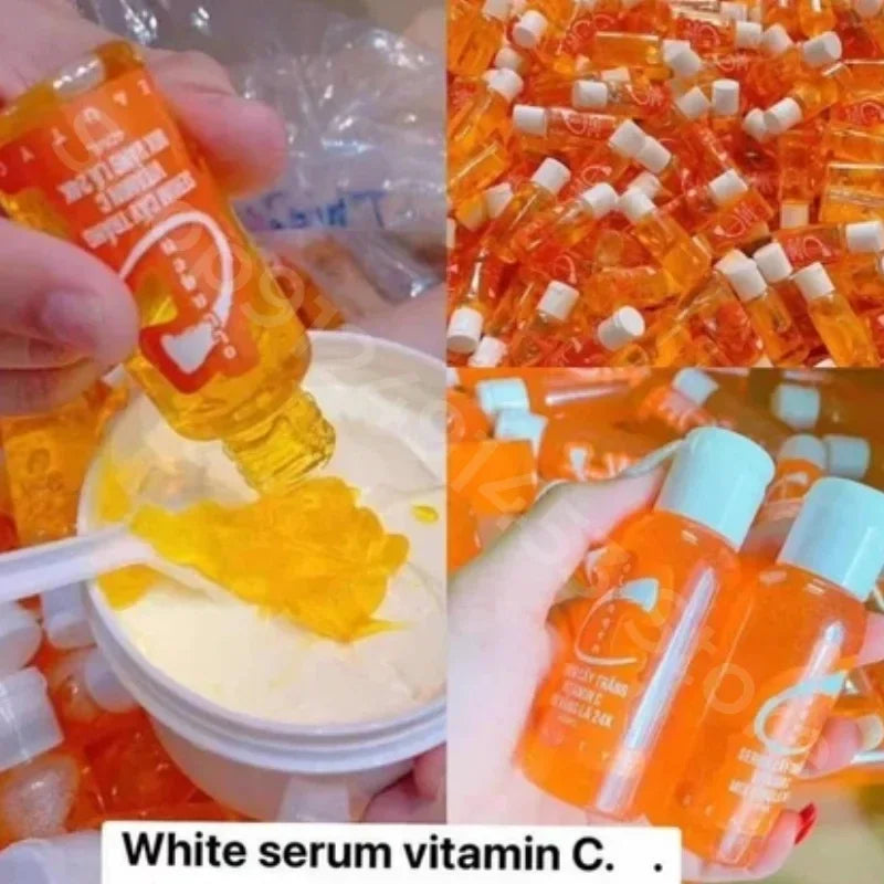Vitamin C Skin Lightening Body Serum - Fade Dark Spots & Scars, Brighten Underarms/Knees/Ankles, Even Out Skin Tone
