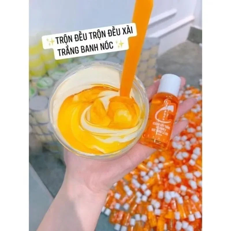 Vitamin C Skin Lightening Body Serum - Fade Dark Spots & Scars, Brighten Underarms/Knees/Ankles, Even Out Skin Tone