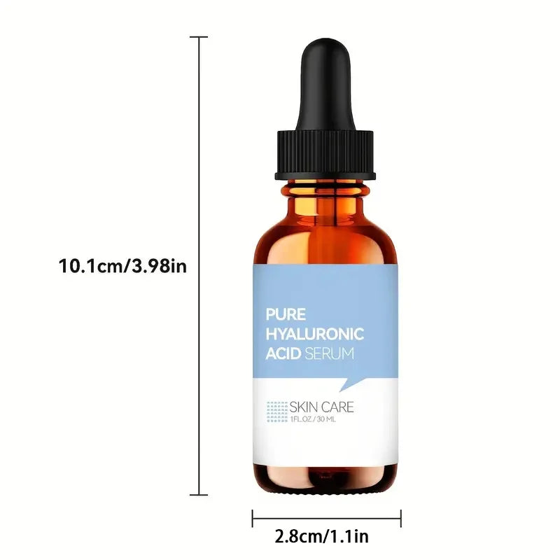 2 PCS Pure Hyaluronic Acid Essence Liquid - Highly Effective Moisturizing Skin Care Liquid - Can Enhance Skin Elasticity - 1 Oun