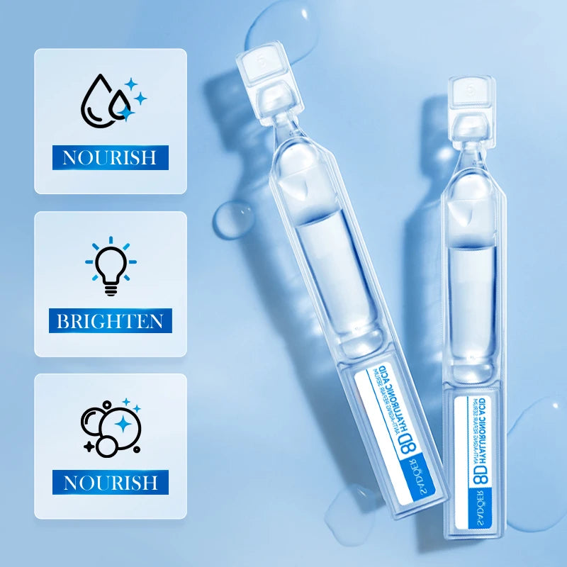 SADOER8D Hyaluronic Acid Anti-Aging Repair Facial Essence Fade Fine Lines Lifting Firming Whitening Serum Face Beauty Skincare