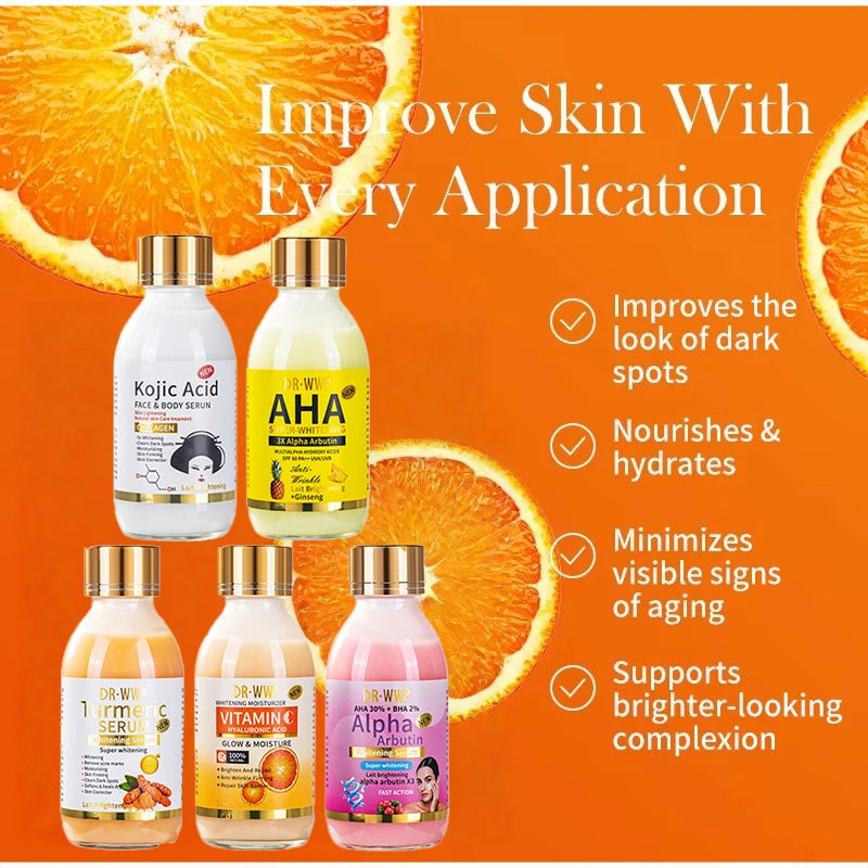 Vitamin C Moisturizing Serum 125ml Turmeric Arbutin Brighten And Lift Firm Facial Skin Soothe Soften Glow Revitalizing Essence
