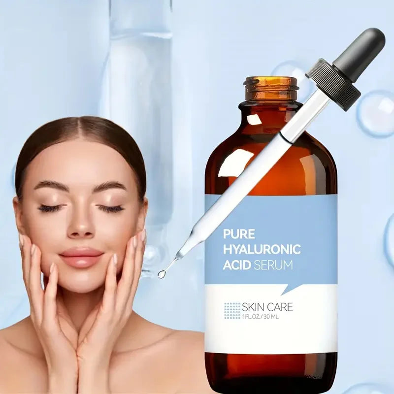 2 PCS Pure Hyaluronic Acid Essence Liquid - Highly Effective Moisturizing Skin Care Liquid - Can Enhance Skin Elasticity - 1 Oun