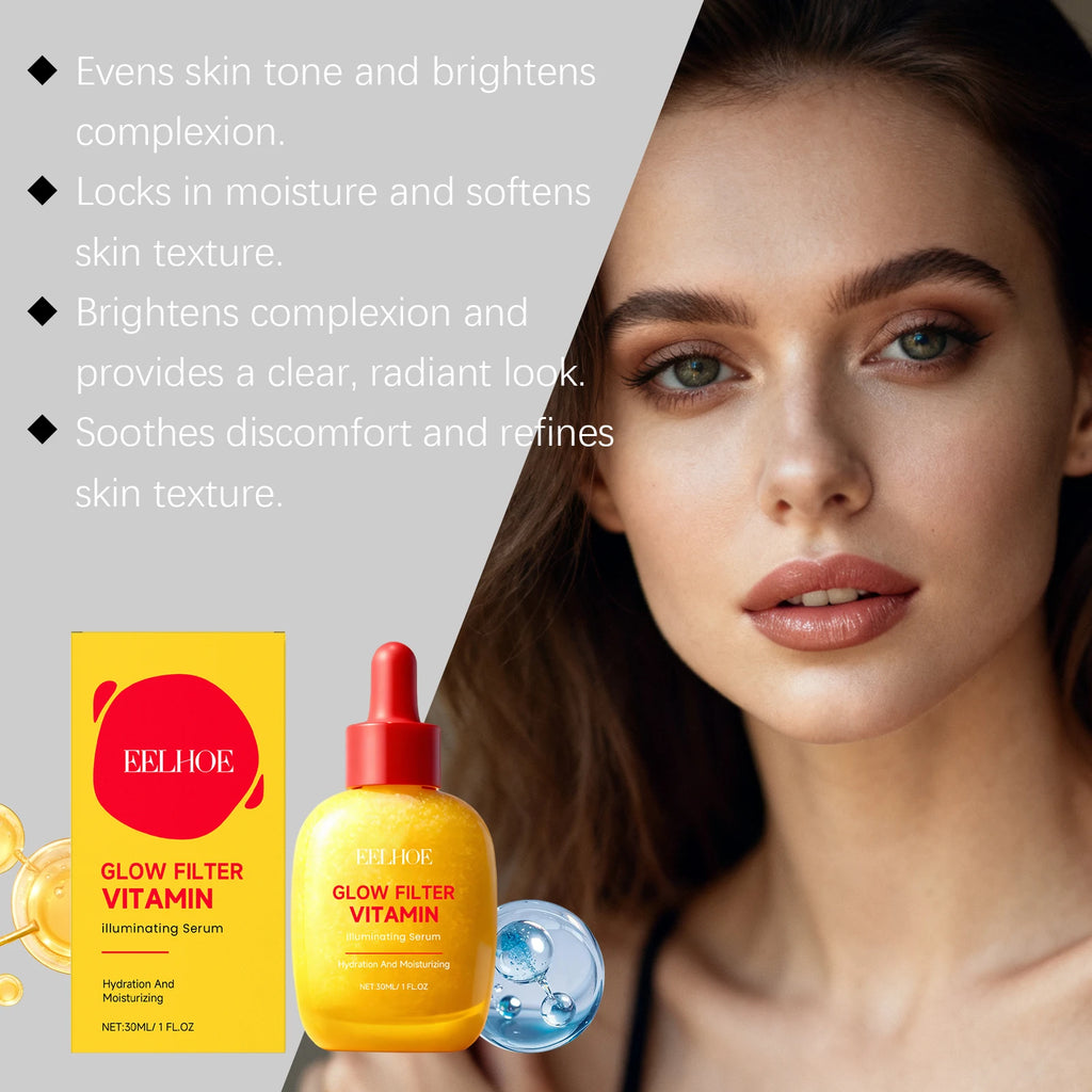 Vitamin C Serum Strengthens Skin Barrier Brightening Face Essence Deep Hydrating Nourishing Anti-Dryness Korean Facial Skincare